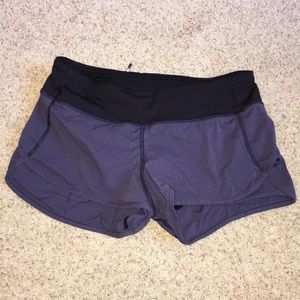Purple/ grey Lululemon shorts